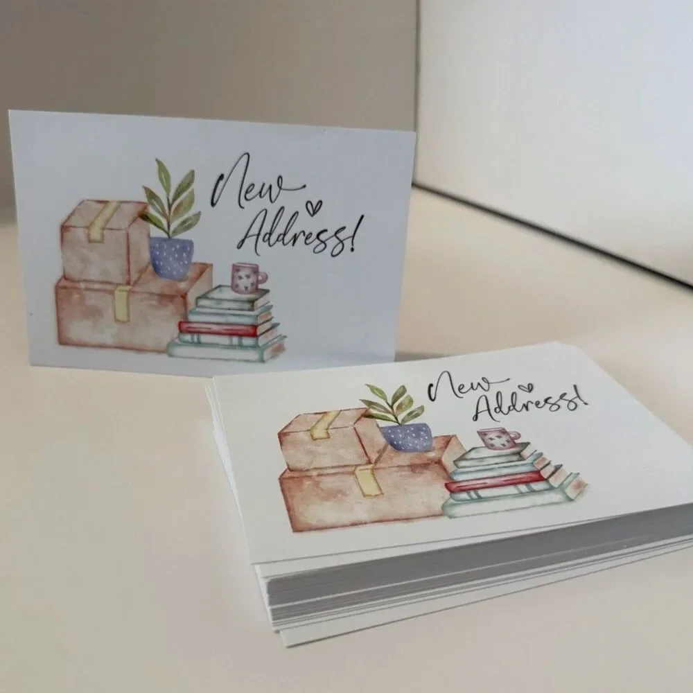 40 New Address Announcement Post Cards